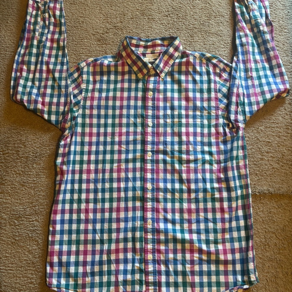 Multicolor Checkered Men's Shirt
